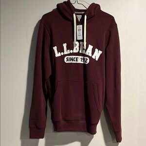 L.L. Bean Men's Maroon Hoodie